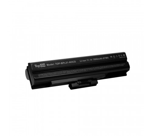 Аккумулятор для ноутбука Sony Vaio VGN-AW, VGN-CS, VGN-FW, VPC-SR Series. 11.1V 5200mAh 87Wh, усиленный. PN: VGP-BPS21, VGP-BPS13.