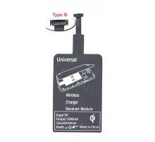 QI-адаптер для беспроводной зарядки Универсальный под разъем micro usb (Type B)