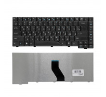 Клавиатура для ноутбука Acer Aspire 4710, 4720, 4220, 4230, 4310, 4520, 4710, 4900 Series. Плоский Enter. Черная, без рамки. PN: V072146AS1