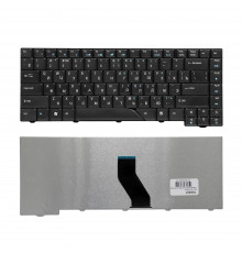 Клавиатура для ноутбука Acer Aspire 4710, 4720, 4220, 4230, 4310, 4520, 4710, 4900 Series. Плоский Enter. Черная, без рамки. PN: V072146AS1