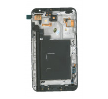 Дисплей для Samsung Galaxy Note 1 GT-N7000 черный с рамкой