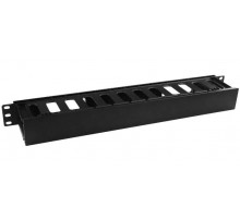 CM-1U-D75-PL-COV Кабельный организатор пластиковый с крышкой, глубина 75 мм, 19';, 1U Hyperline