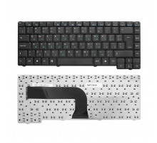 Клавиатура для ноутбука Asus A9R, A9Rp, A9T, X50, X50C, X50M, X50N Series. Г-образный Enter. Черная, без рамки. PN: NSK-U500R.