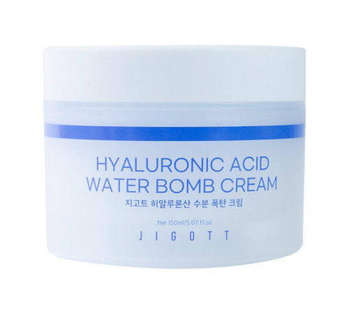 Jigott Крем для лица увлажняющий с гиалуроновой кислотой / Hyaluronic Acid Water Bomb Cream, 150 мл