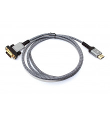 Кабель-переходник с VGA на  HDMI папа-папа