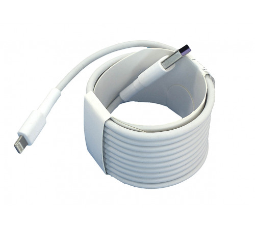 Кабель для зарядки Apple Lightning 8Pin (Super charge), 2m. Белый