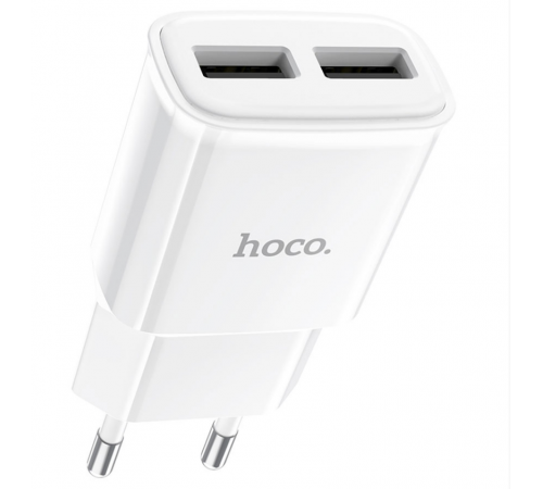 Блок питания (сетевой адаптер) HOCO C88A Star два порта USB, 2.4A, 10.8W белый Блок питания (сетевой адаптер) HOCO C88A Star два порта USB, 2.4A, 10.8W белый