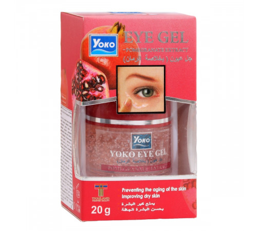 Siam Yoko Гель для кожи вокруг глаз с экстрактом граната / Eye Gel Pomegranate Extract, 20 г