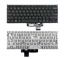 Клавиатура для ноутбука Asus TX201L Series. Плоский Enter. Черная, без рамки. PN: 90NB03I1-R31RU0