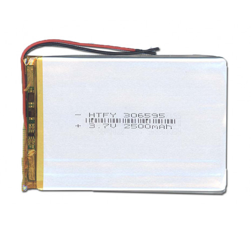 Аккумулятор Li-Pol (батарея) 3*65*95мм 2pin 3.7V/2500mAh