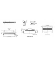 Разъем FPC Flip-Lock 0512-DX-4PWB 4 pin высота 1,2мм шаг 0,5мм