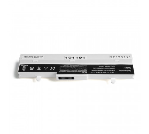 Аккумулятор для ноутбука Asus Eee PC 1005,1101, R1001, R1005, R101, R105 Series. 10.8V 4400mAh PN: AL32-1005, ML31-1005 Белый