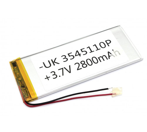 Аккумулятор Li-Pol (батарея) 3.5*45*110мм 2pin 3.7V/2800mAh