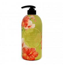 Jigott Парфюмированный гель для душа с экстрактом гибискуса / Hibiscus Perfume Body Wash, 750 мл