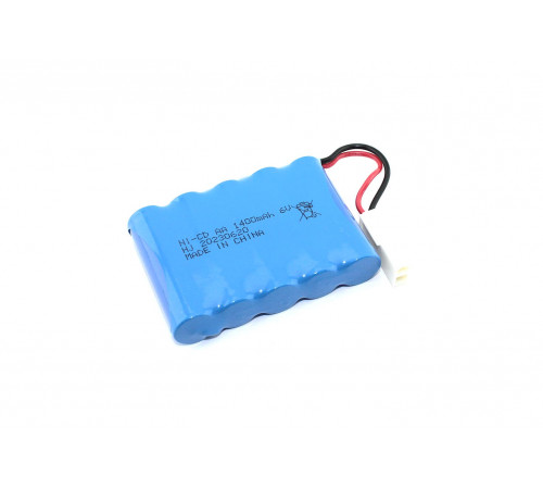 Аккумулятор Ni-Cd 6V 1400 mAh AA Flatpck разъем EL-2P