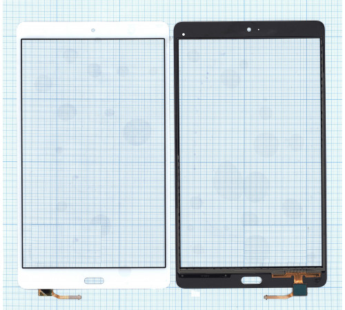 Сенсорное стекло (тачскрин) для Huawei MediaPad M3 8.4 белое