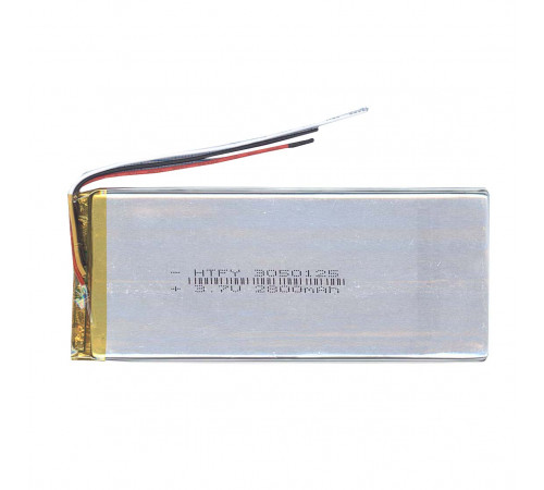 Аккумулятор Li-Pol (батарея) 3*50*125мм 3pin 3.7V/2800mAh