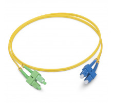 Патч-корд оптический TopLan, дуплексный, SC/APC-SC/UPC, SM 9/125, 150 м, LSZH