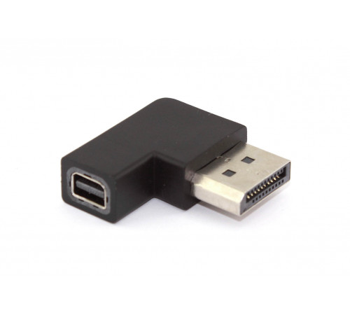 Удлинитель Displayport угловой папа на Mini Displayport мама