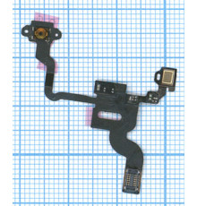 Шлейф кнопки включения с датчиком света и приближения для iPhone 4