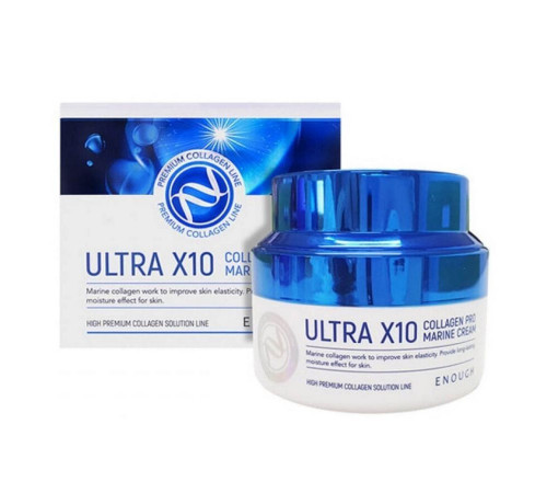 Enough Увлажняющий крем с коллагеном / Ultra X10 Collagen Pro Marine Cream, 50 мл