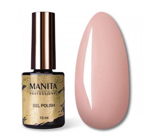 Manita Professional Гель-лак для ногтей / Classic №021, Peach Milk, 10 мл