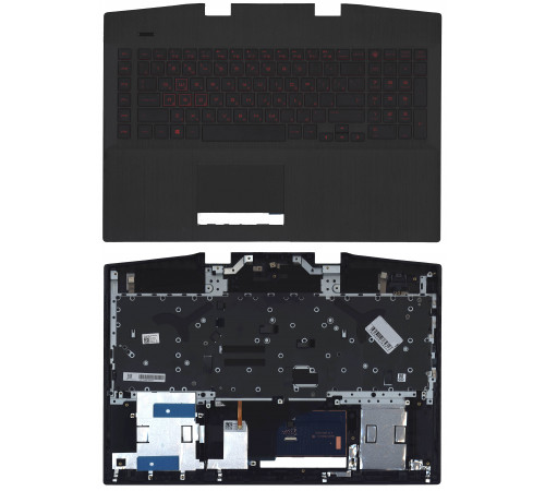 Клавиатура для ноутбука HP Omen 17-CB топкейс (7.4x5.0)