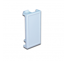 Заглушка Mosaic 22.5x45, 1М, белая,  LANMASTER LAN-SIP-22B-WH