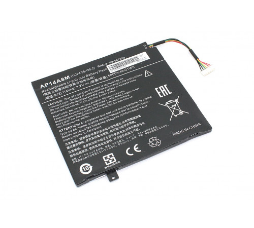 Аккумуляторная батарея для ноутбука Acer Aspire SW5-011 (AP14A8M) 3.7V 5600mAh OEM