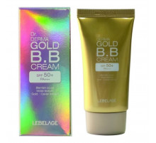 Lebelage BB-крем увлажняющий с золотом / Dr. Derma Gold BB Cream Spf 50+ Pa+++, 30 мл