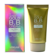 Lebelage BB-крем увлажняющий с золотом / Dr. Derma Gold BB Cream Spf 50+ Pa+++, 30 мл