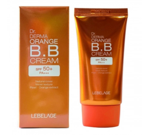 Lebelage BB-крем увлажняющий с экстрактом апельсина / Dr. Derma Orange B.B Cream Spf 50+ Pa+++, 30 мл