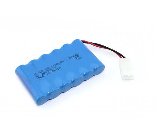 Аккумулятор Ni-Cd 7.2V 1400 mAh AA Flatpack разъем KET-2P