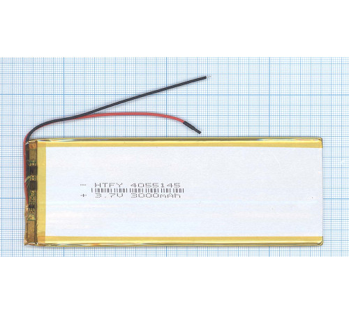 Аккумулятор Li-Pol (батарея) 4*55*145мм 2pin 3.7V/3000mAh