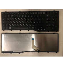 Клавиатура для ноутбука Fujitsu LIFEBOOK AH532, NH532 черная, с рамкой