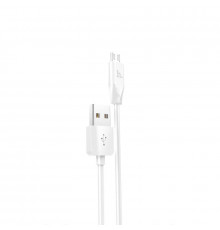 Кабель USB HOCO X1 Rapid, USB - Micro USB, 2.1А, 1м, белый