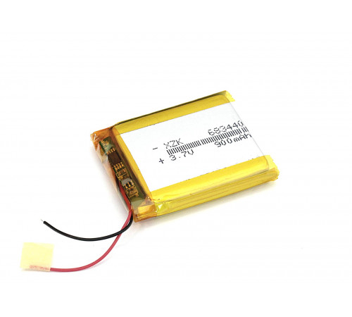 Аккумулятор Li-Pol (батарея) 6.8*34*40мм 2pin 3.7V/900mAh