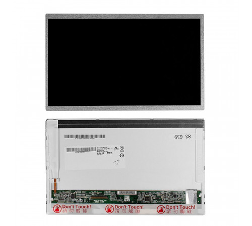 Матрица для ноутбука 10.1" 1280х720 HD, 40 pin LVDS, Normal, LED, TN, без крепления, глянцевая. PN: B101EW02 V.0.