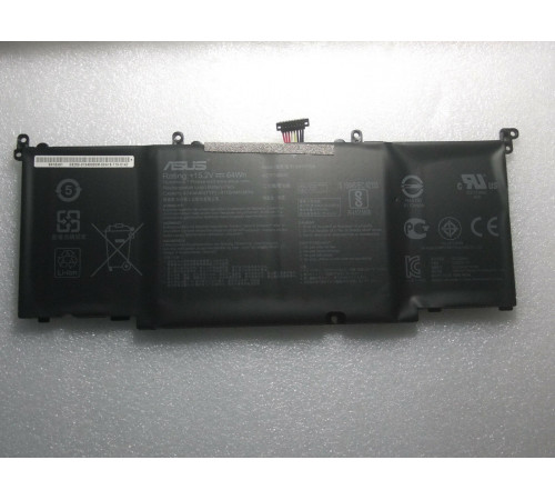 Аккумулятор для Asus (B41N1526) GL502V, GL502VM, GL502, FX502VM, 64Wh, 4110mAh, 15.2V