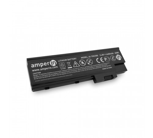 Аккумуляторная батарея Amperin для ноутбука Acer TravelMate 2300 14.8V 4400mAh (65Wh) AI-TM2300