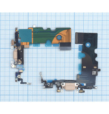 Шлейф разъема питания для iPhone 8 золотой