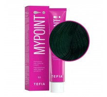 TEFIA Mypoint Зеленый корректор для волос / Permanent Hair Coloring Cream, 60 мл