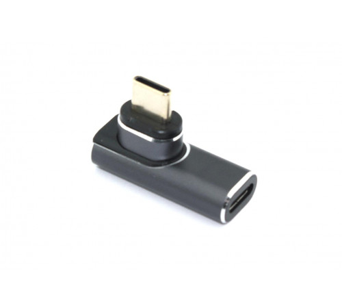 Переходник USB 4 Type C мама-папа угловой с магнитным разъёмом тип 2