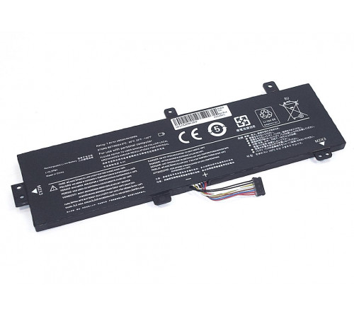 Аккумуляторная батарея для ноутбука Lenovo IdeaPad  310-15ABR (L15L2PB4-2S1P) 7.6V 30Wh OEM черная