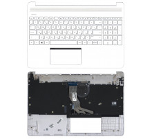 Клавиатура для ноутбука HP 15S-EQ 15S-FQ топкейс белый
