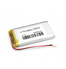 Аккумулятор Li-Pol (батарея) 7*43*74мм 2pin 3.7V/2500mAh