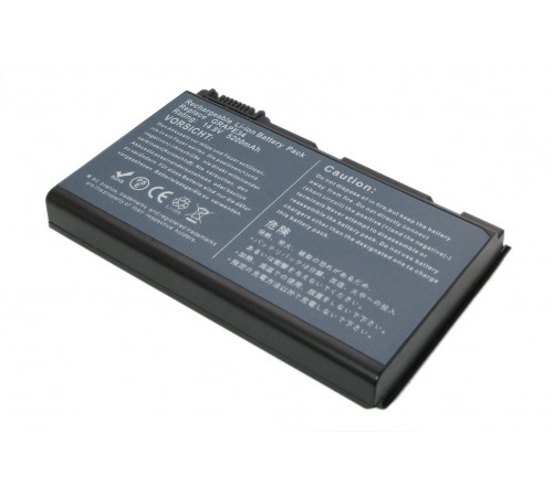 Аккумуляторная батарея для ноутбука Acer Extensa 5200 5600 TM 5300 5700 14.4V 5200mAh OEM черная