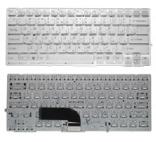 Клавиатура для ноутбука Sony Vaio VPC-SD VPC-SB серебристая