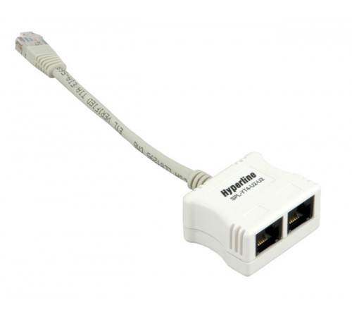 SPL-YT4-U2-U2 Разветвитель RJ-45 4Prр.USOC -> 2 x 2Pr.USOC Hyperline