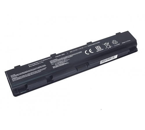 Аккумуляторная батарея для ноутбука Toshiba 5036-4S1P (PABAS264) 14.4V 2200mAh OEM черная